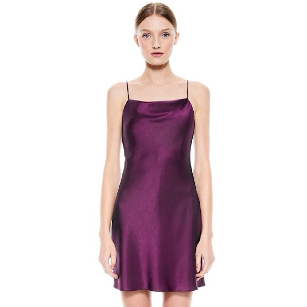 Alice + Olivia Purple Mini Dress. Plum, Size 8, NWT. I have the matching jacket